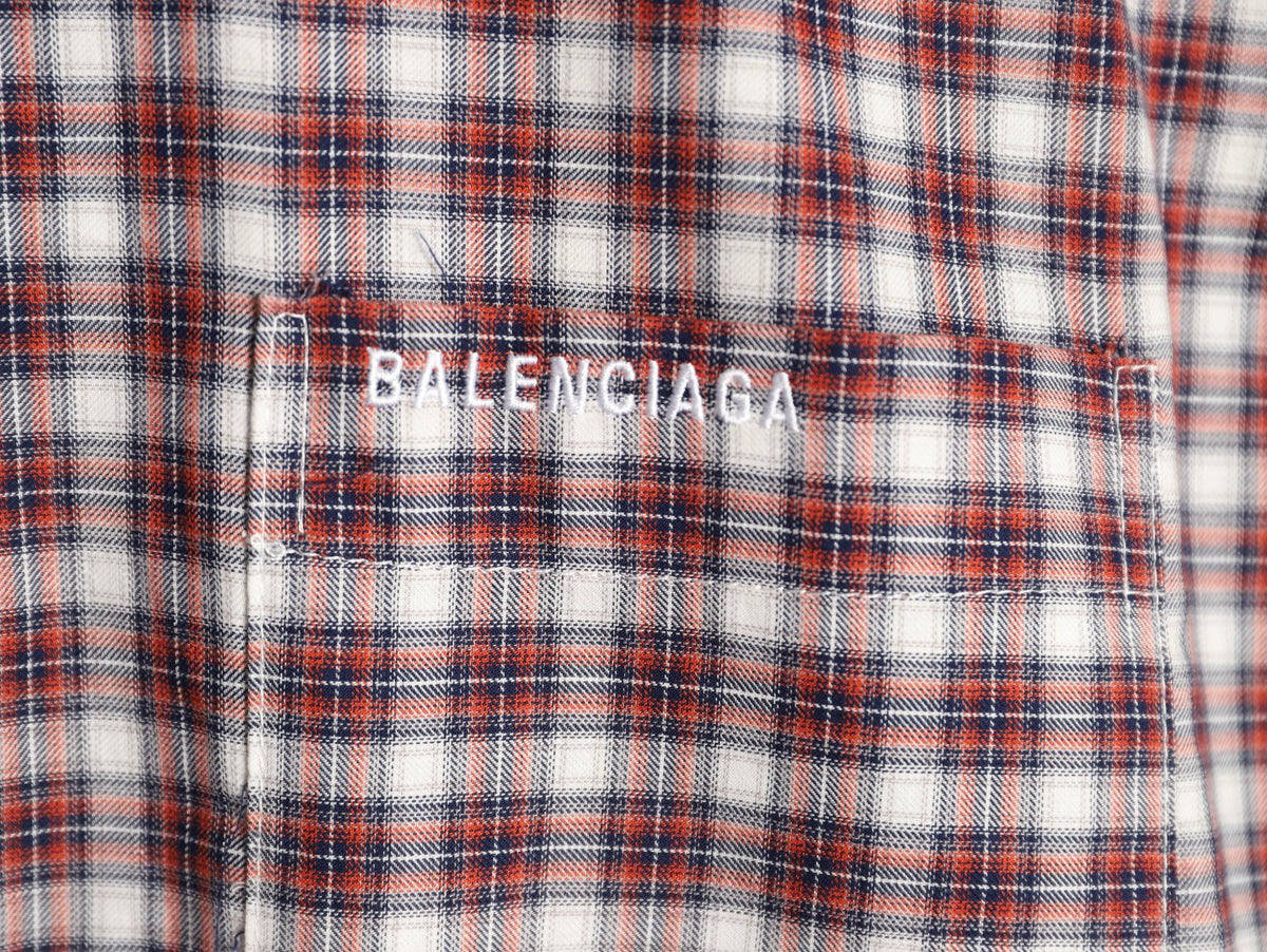 Wrong Sleeve Shirt Red & Navy