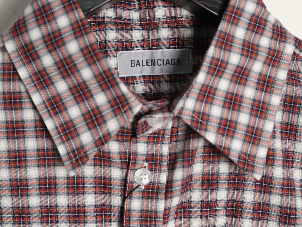 Wrong Sleeve Shirt Red & Navy