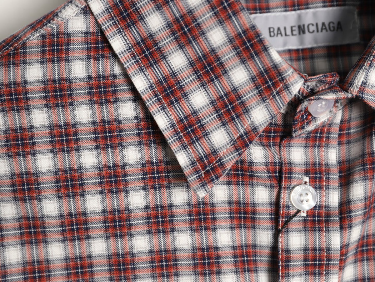 Wrong Sleeve Shirt Red & Navy