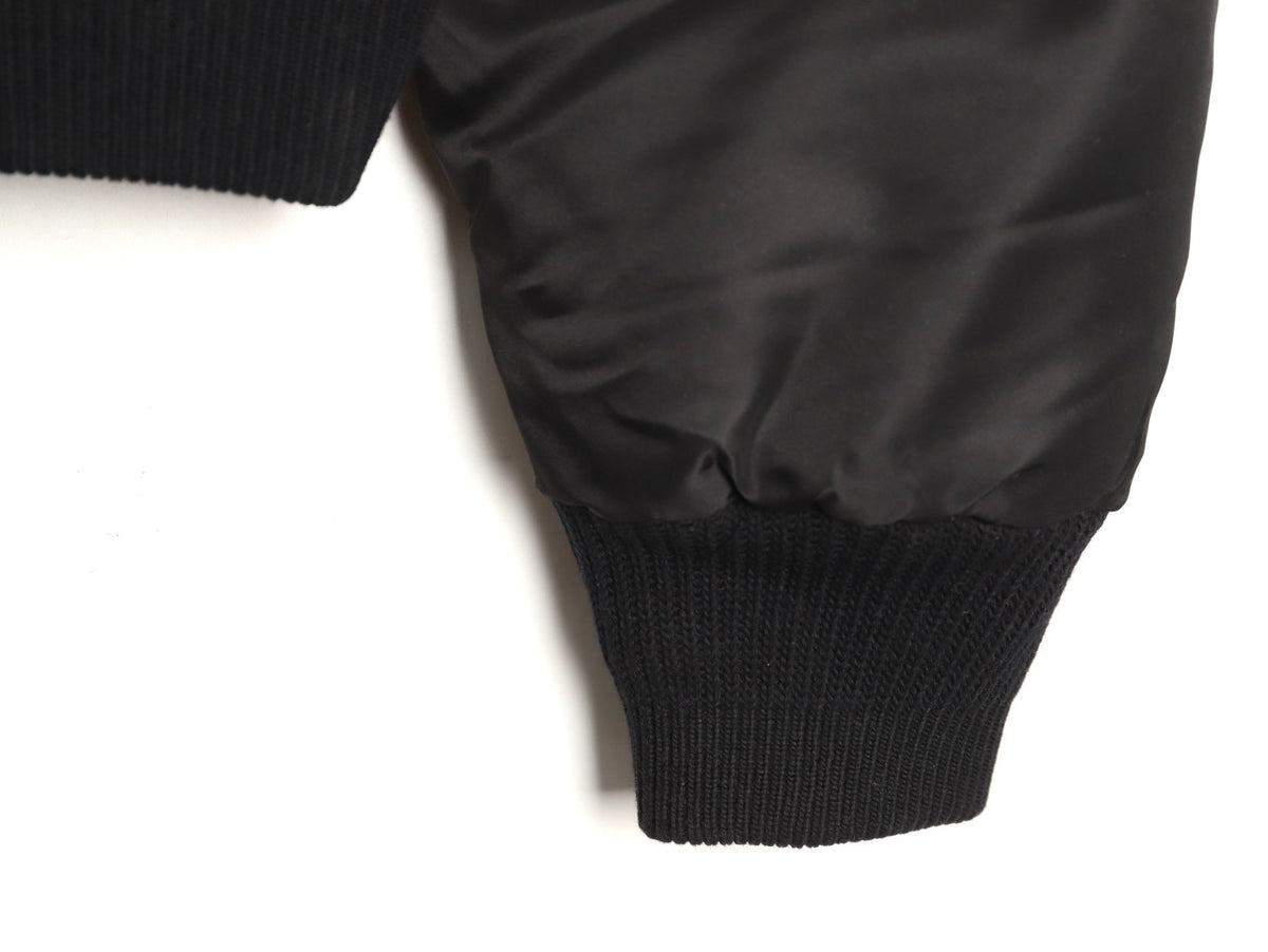 Corduroy Collar Western Black