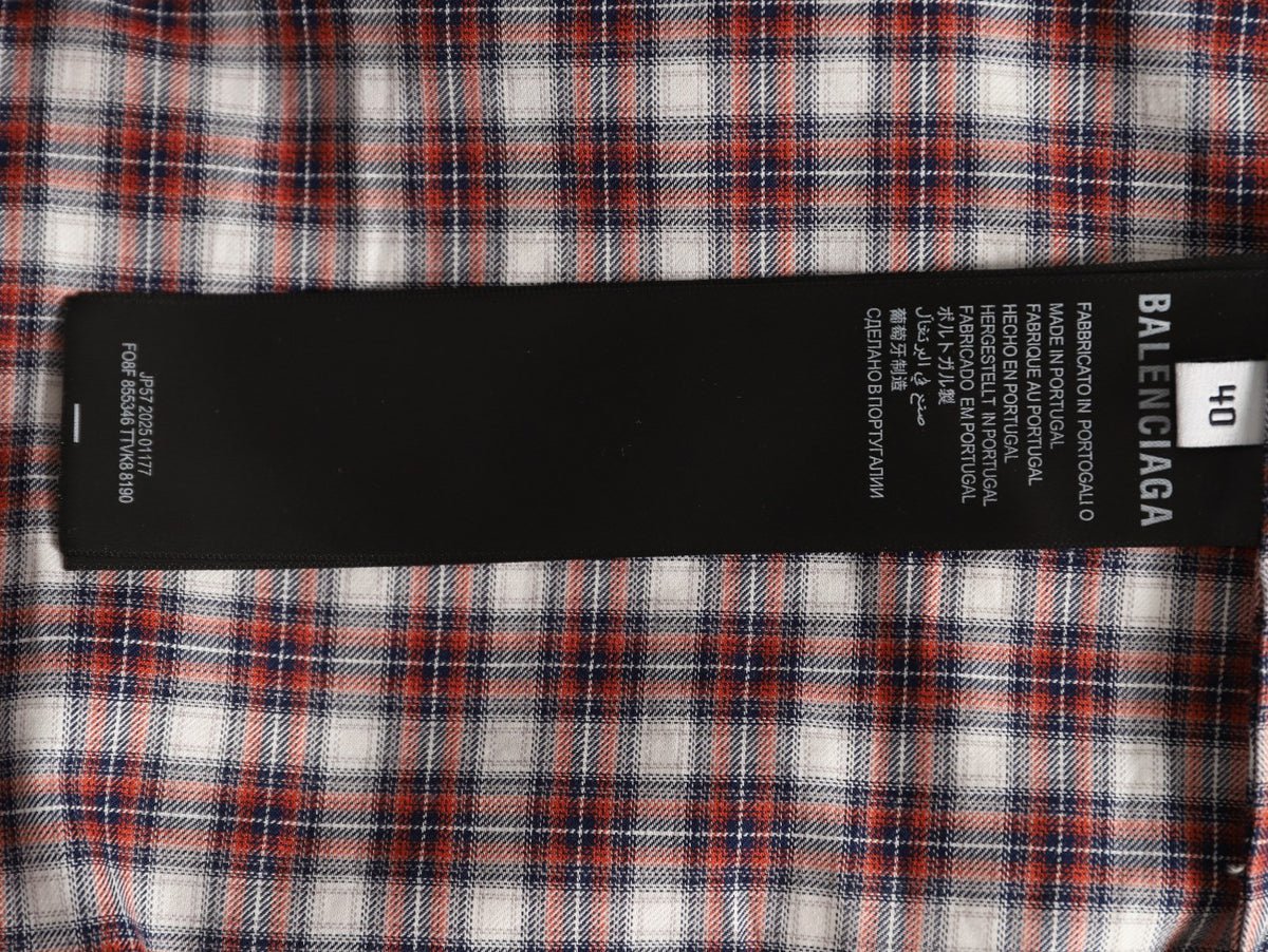 Wrong Sleeve Shirt Red & Navy