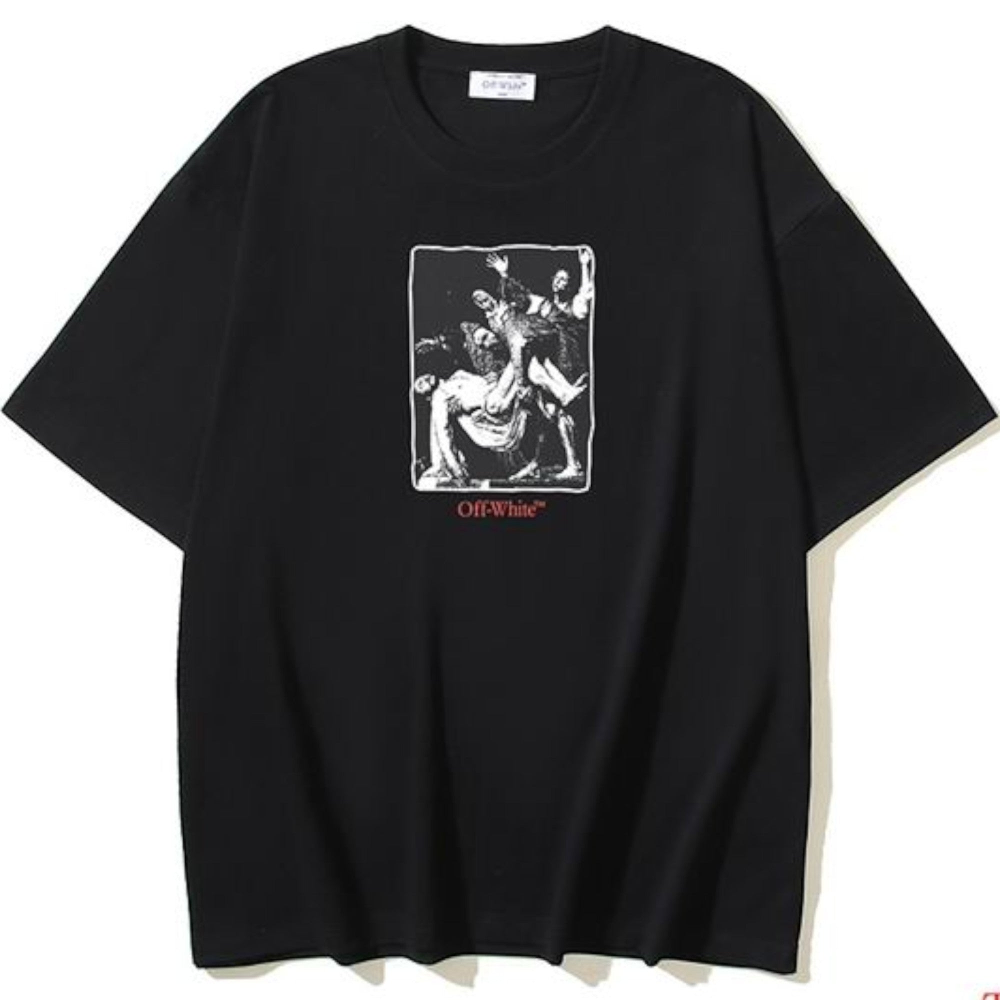 Caravaggio Painting Skate T-Shirt Washed Black