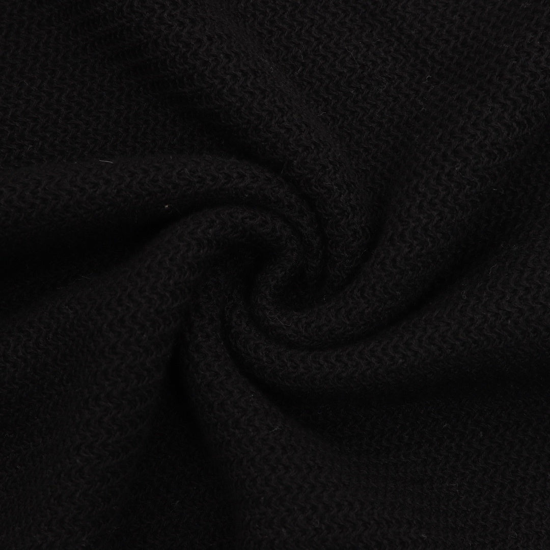Knit Henley Black
