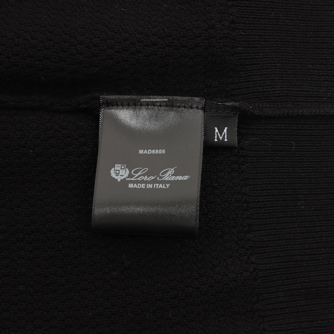 Knit Henley Black