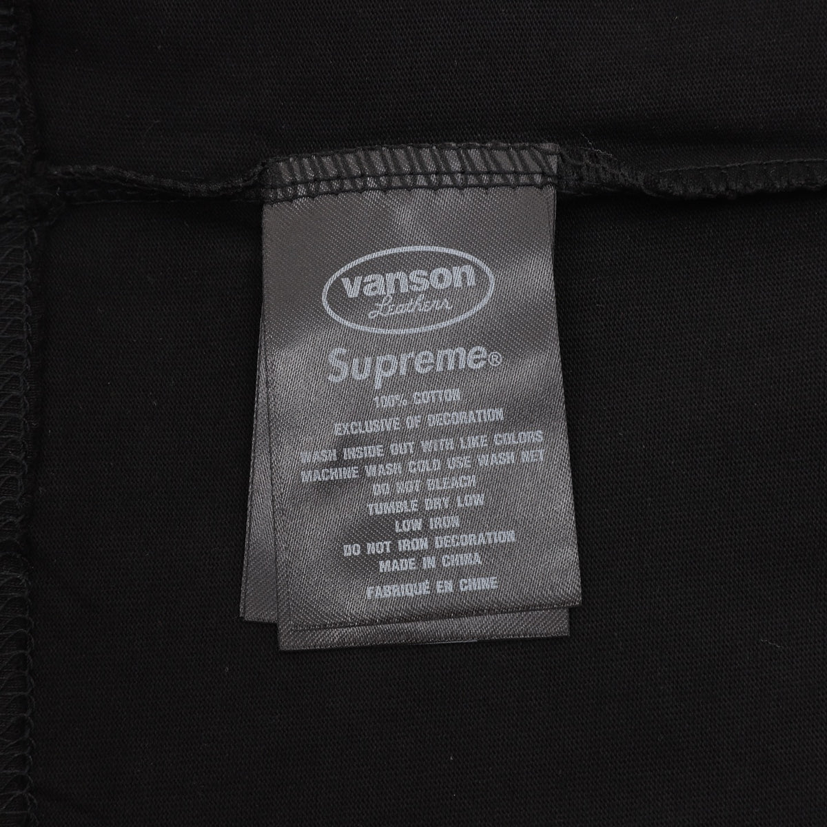 L/S x Vanson Leathers Black