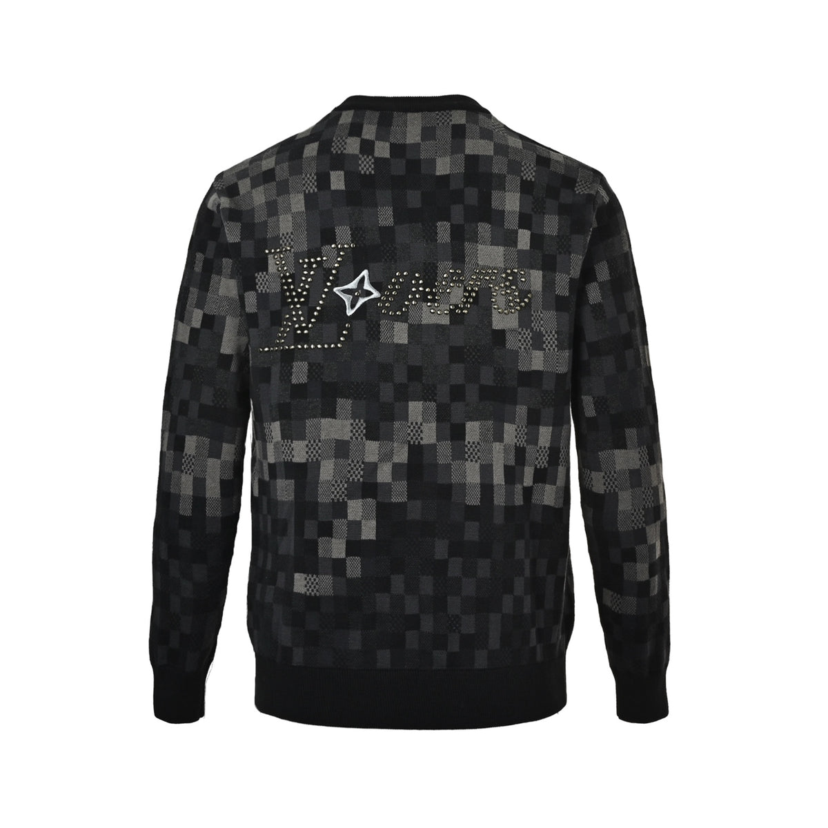 Damoflage Jacquard Pullover Black
