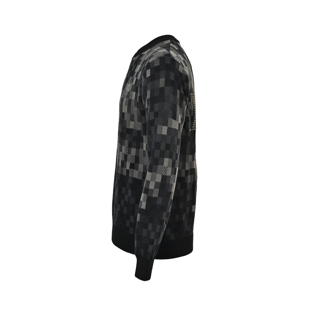 Damoflage Jacquard Pullover Black