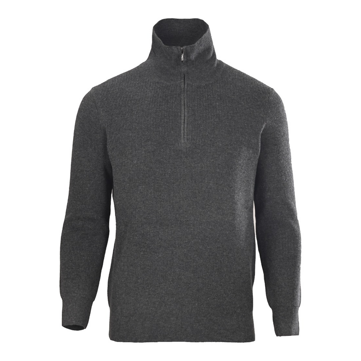Half-Zip Charcoal Grey