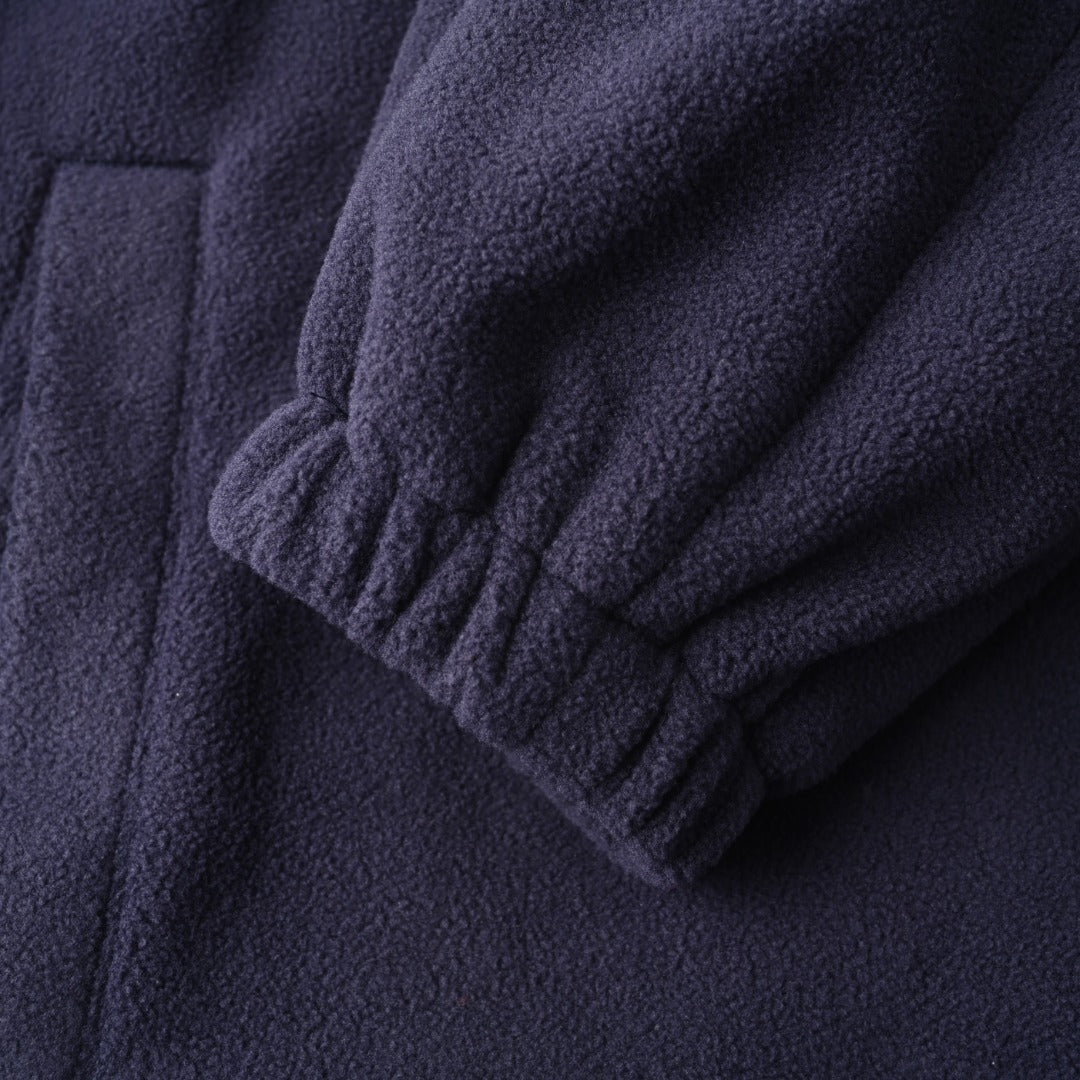 Hooded Technical Blouson Navy Blue