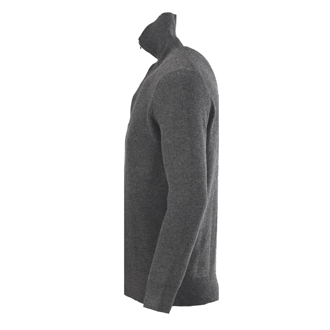 Half-Zip Charcoal Grey