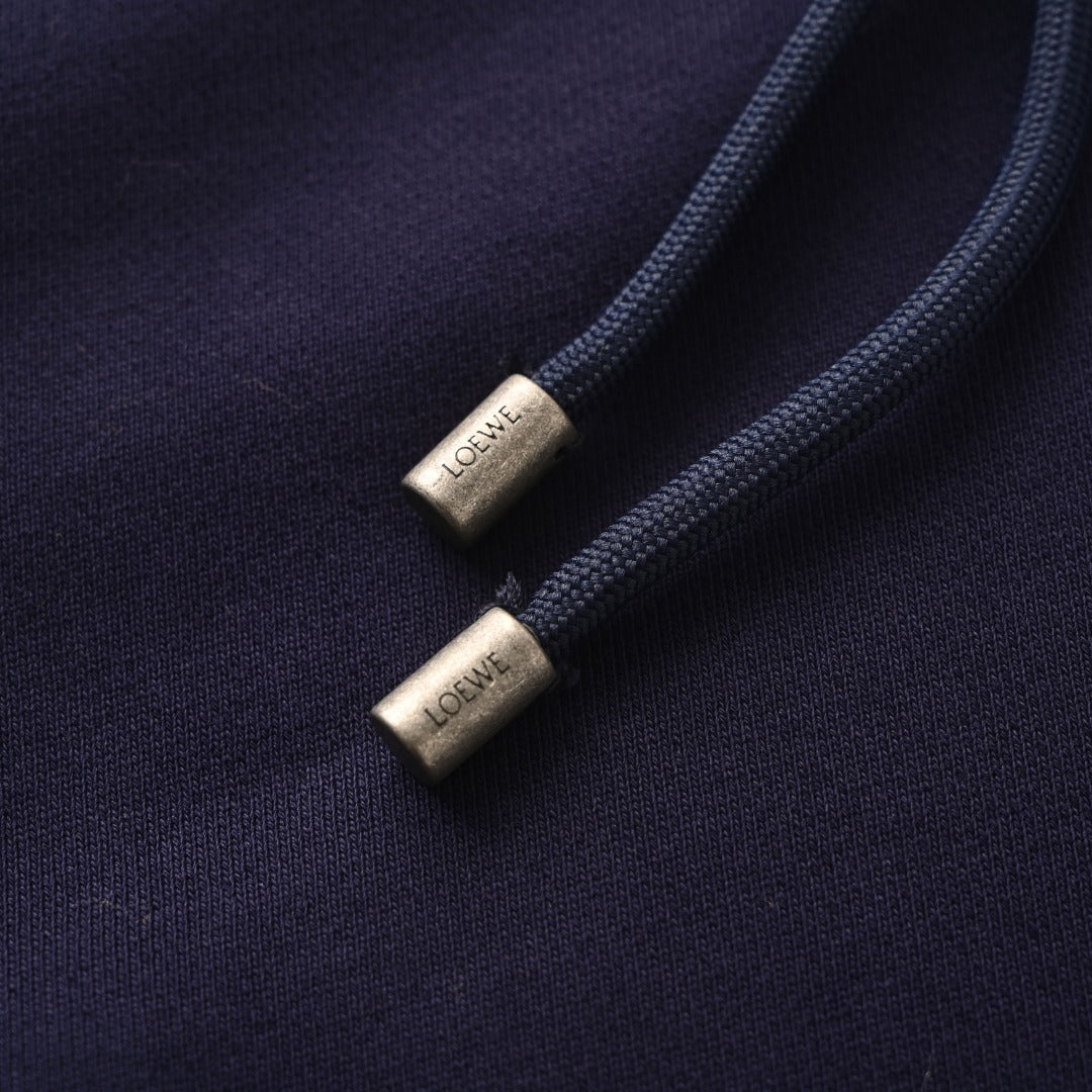 x Paula’s Ibiza Anagram Hoodie Navy Blue