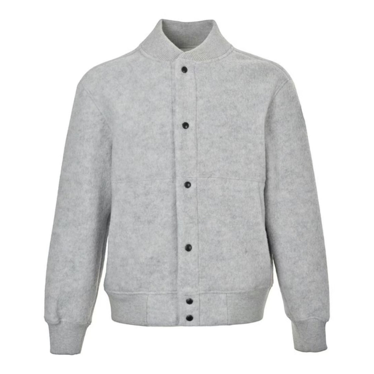 Textured Fleece Varsity Light Grey