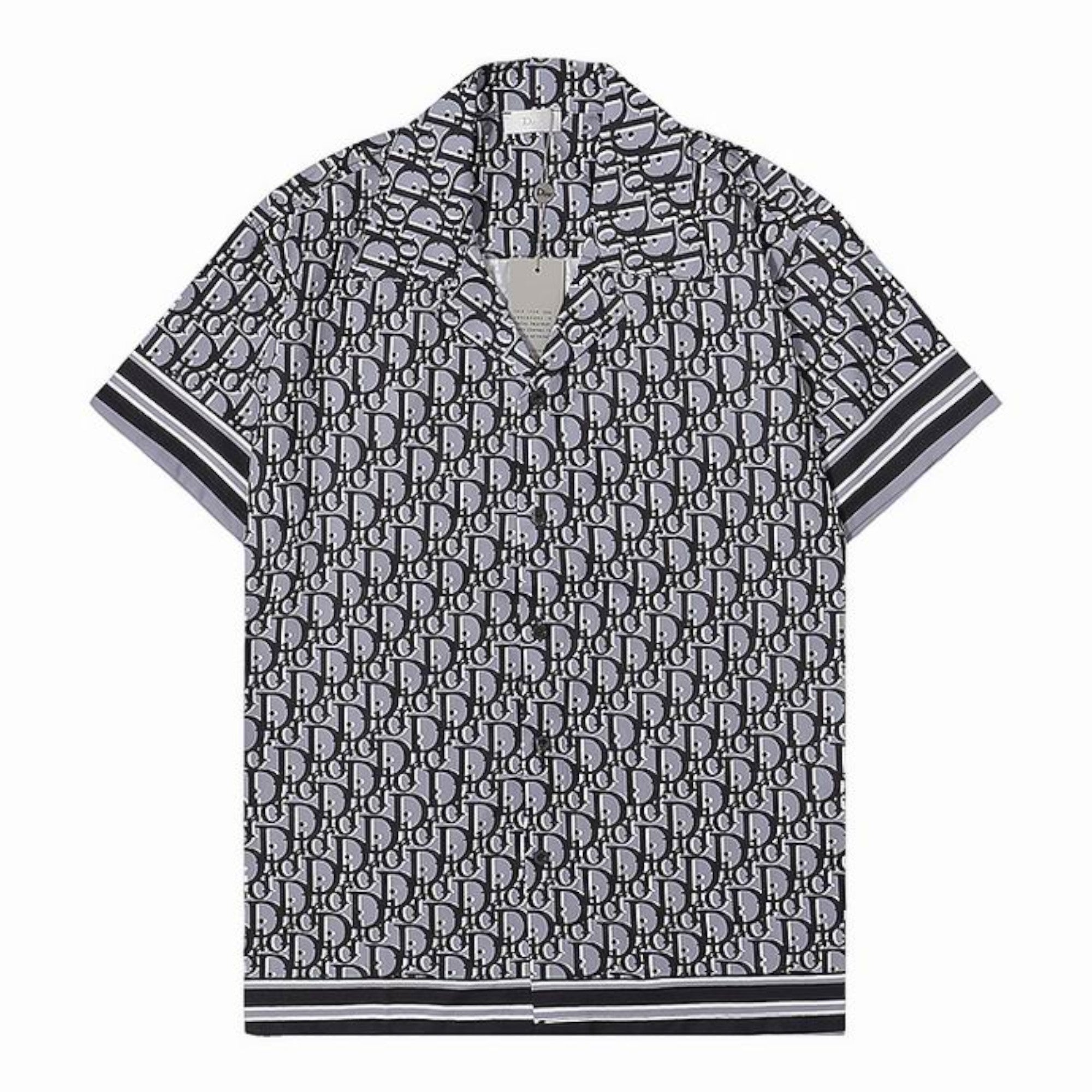 Oblique Monogram Silk Shirt