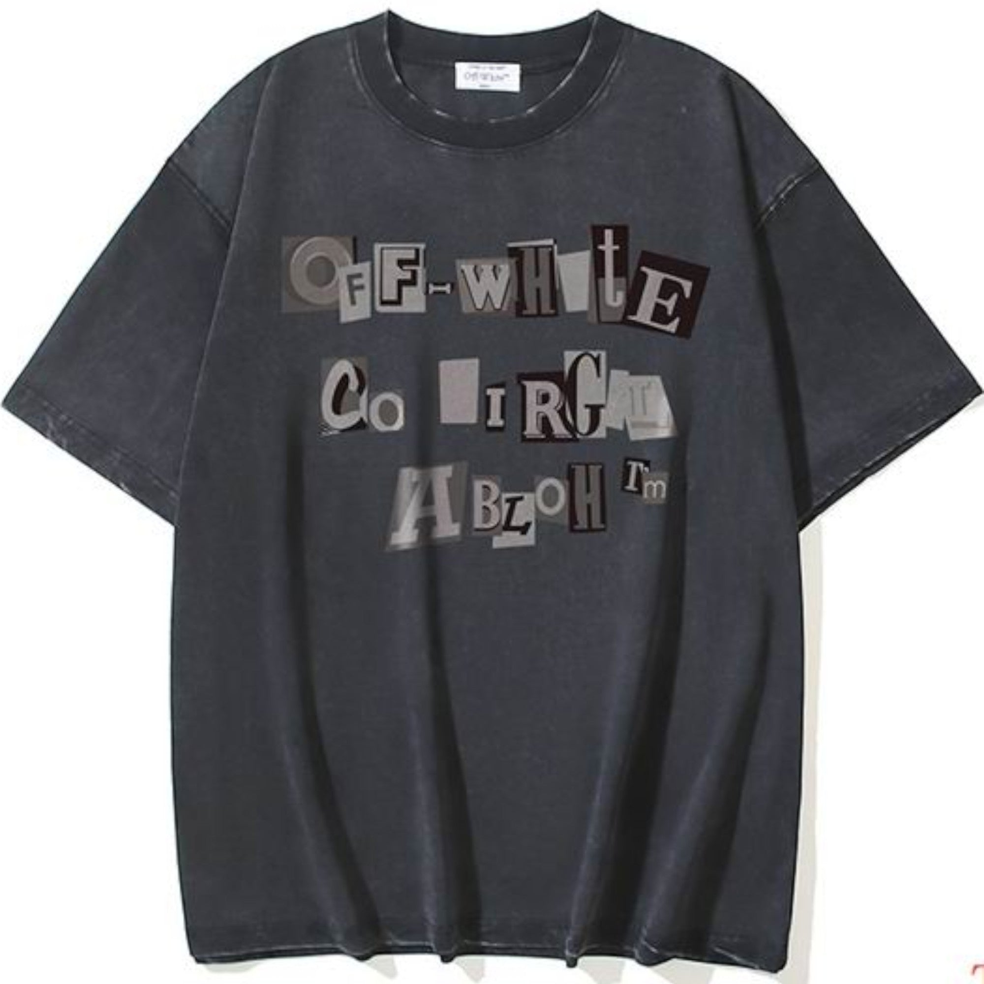 Ransom Print T-Shirt Washed Black