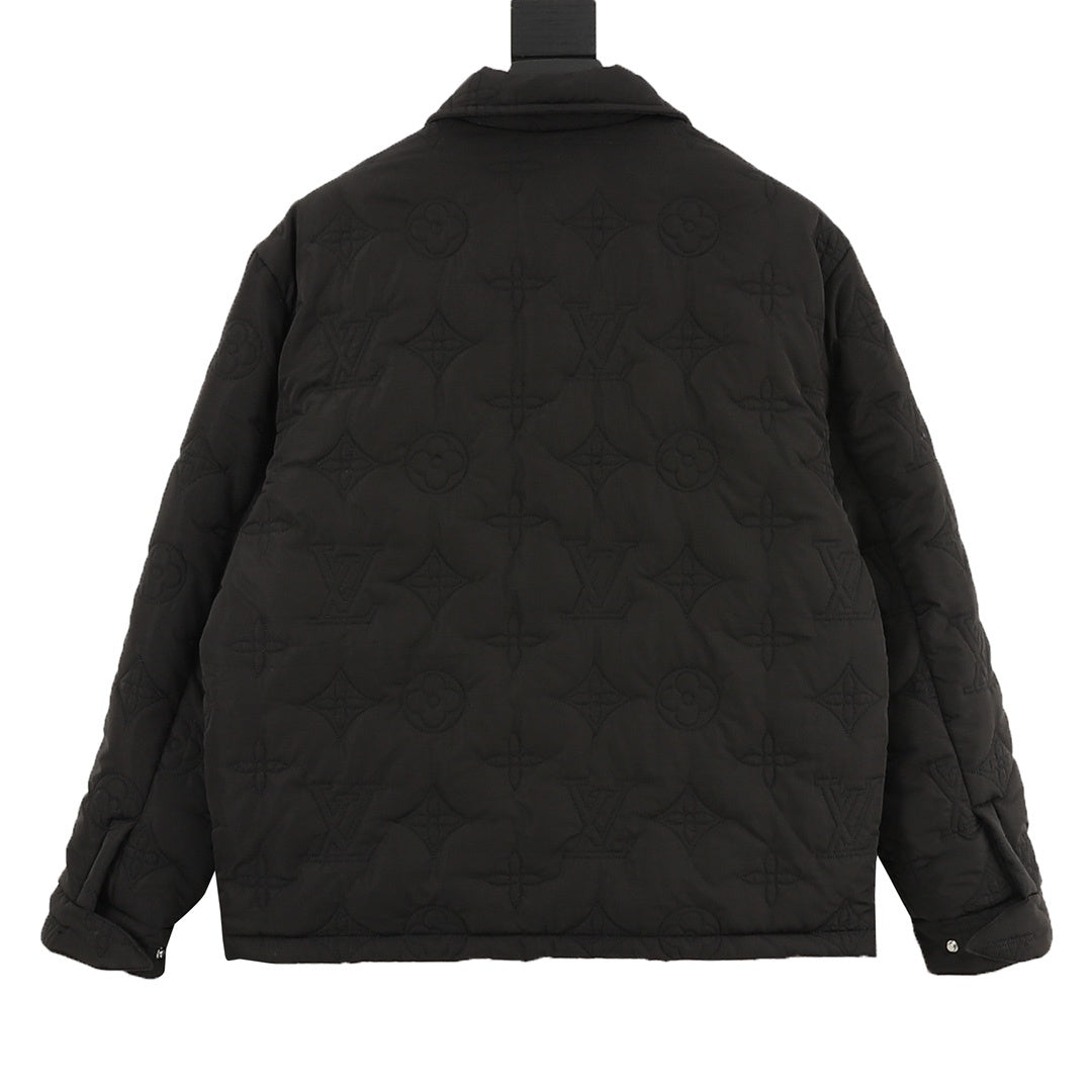Monogram Padded Light Blouson Black