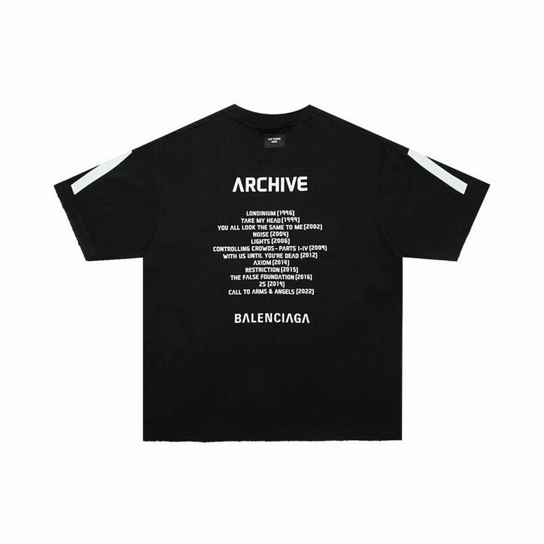 Music Archive Series Connected Oversized T-Shirt Black