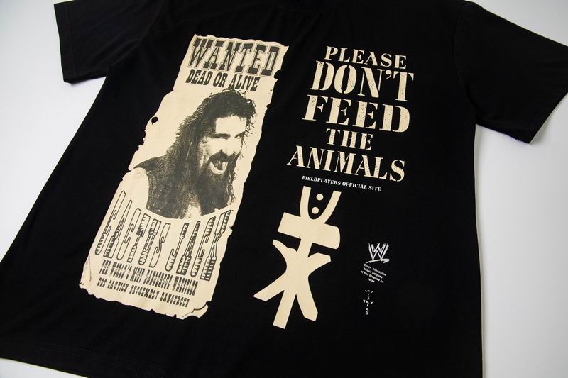 Wanted Retro Graphic T-Shirt Black