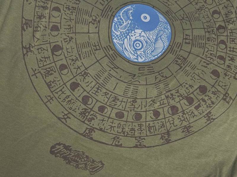 Melted Utopia Dream Zodiac Graphic T-Shirt Olive