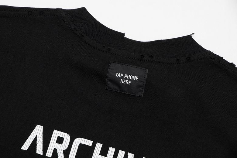 Music Archive Series Connected Oversized T-Shirt Black