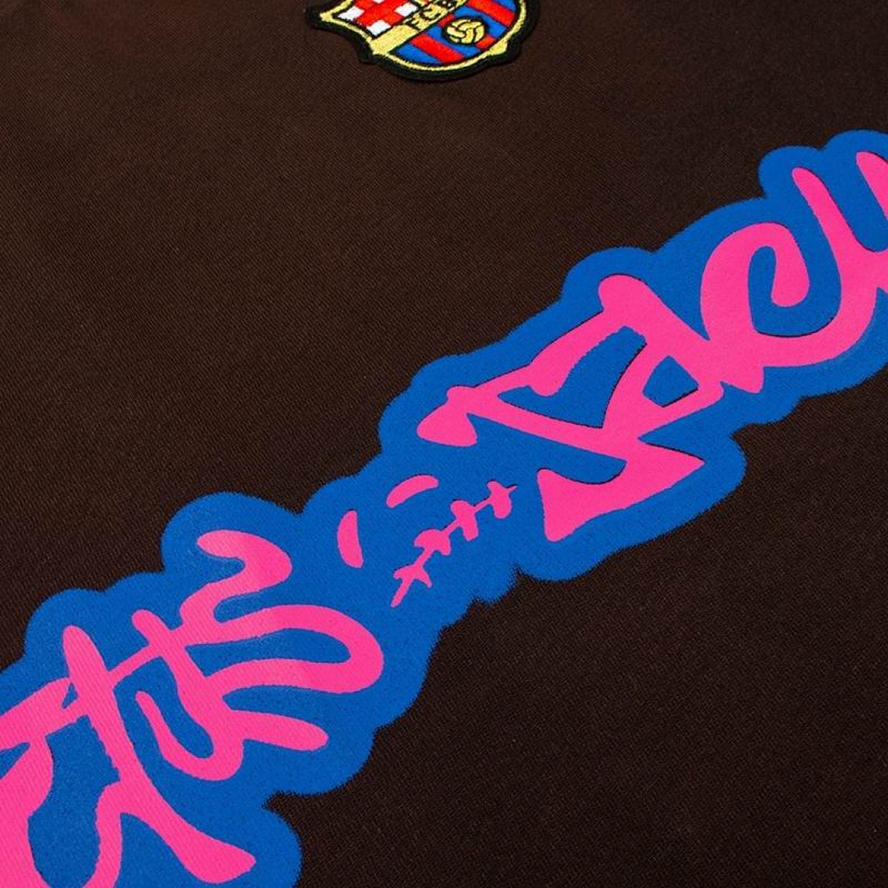 Barcelona x Cactus Jack Graphic T-Shirt Brown