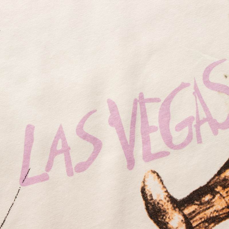 Fear Graphic T-Shirt Beige