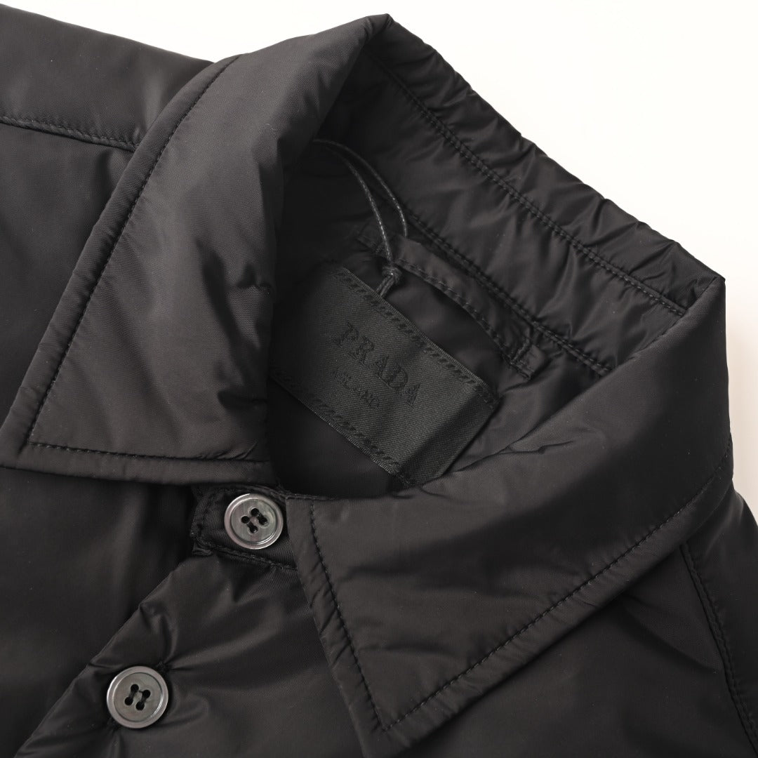 Re-Nylon Triangle Logo Black