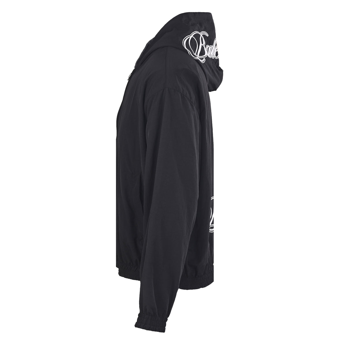 Reversible Fleece-Lined Nylon Hooded Jacket