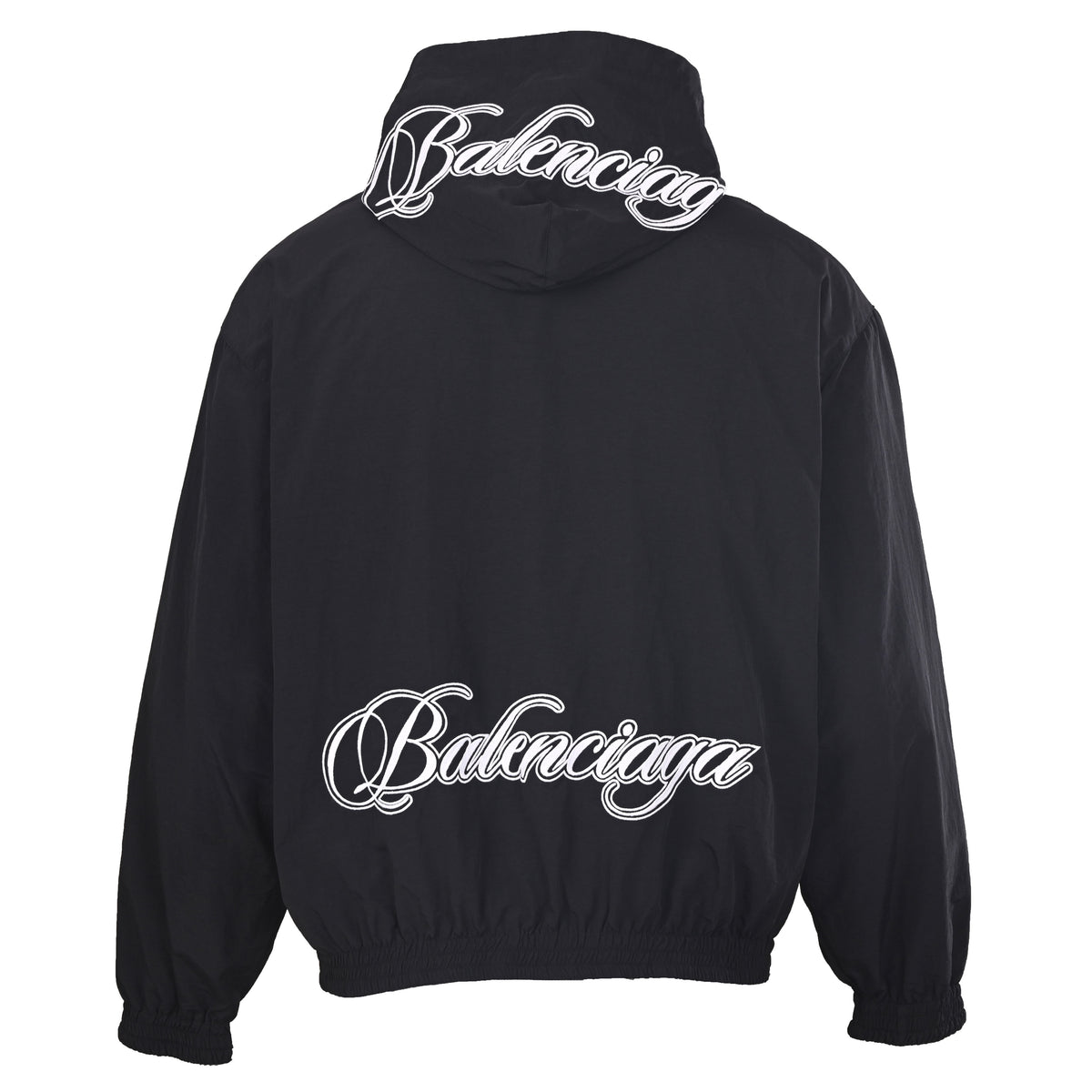 Reversible Fleece-Lined Nylon Hooded Jacket