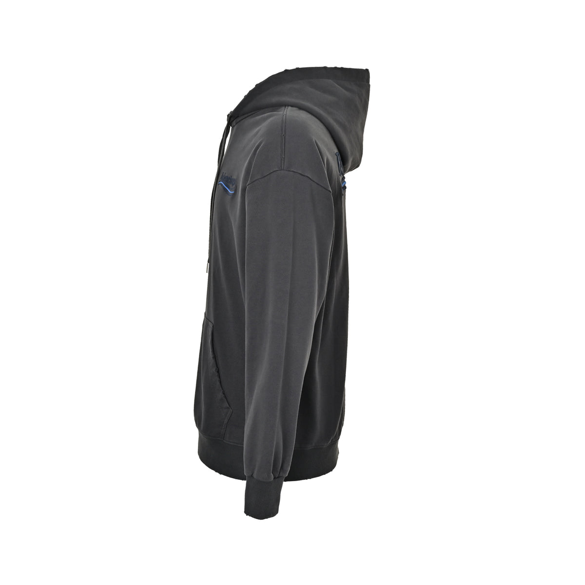 Political Campaign Wave Logo Hoodie Charcoal