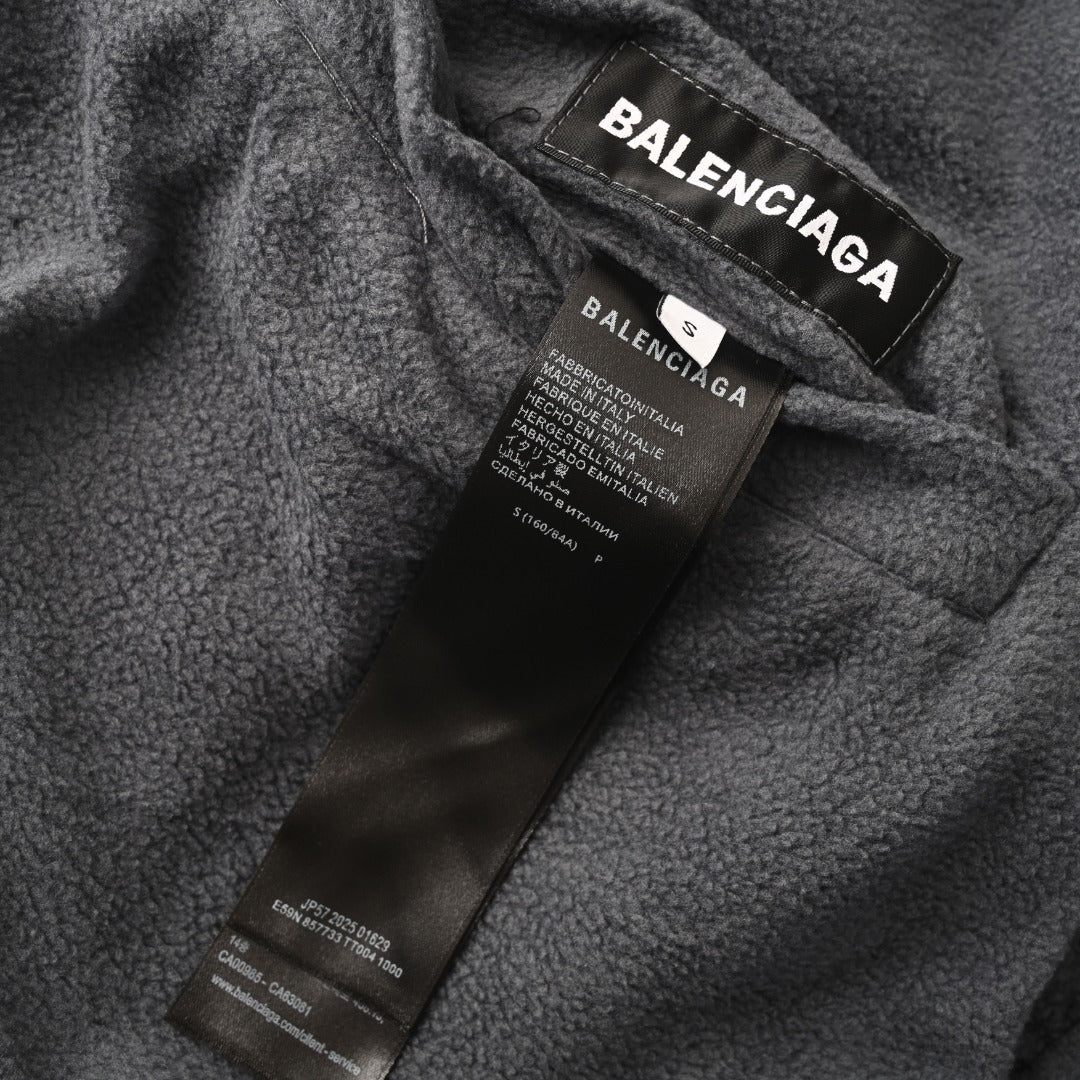 Reversible Fleece-Lined Nylon Hooded Jacket