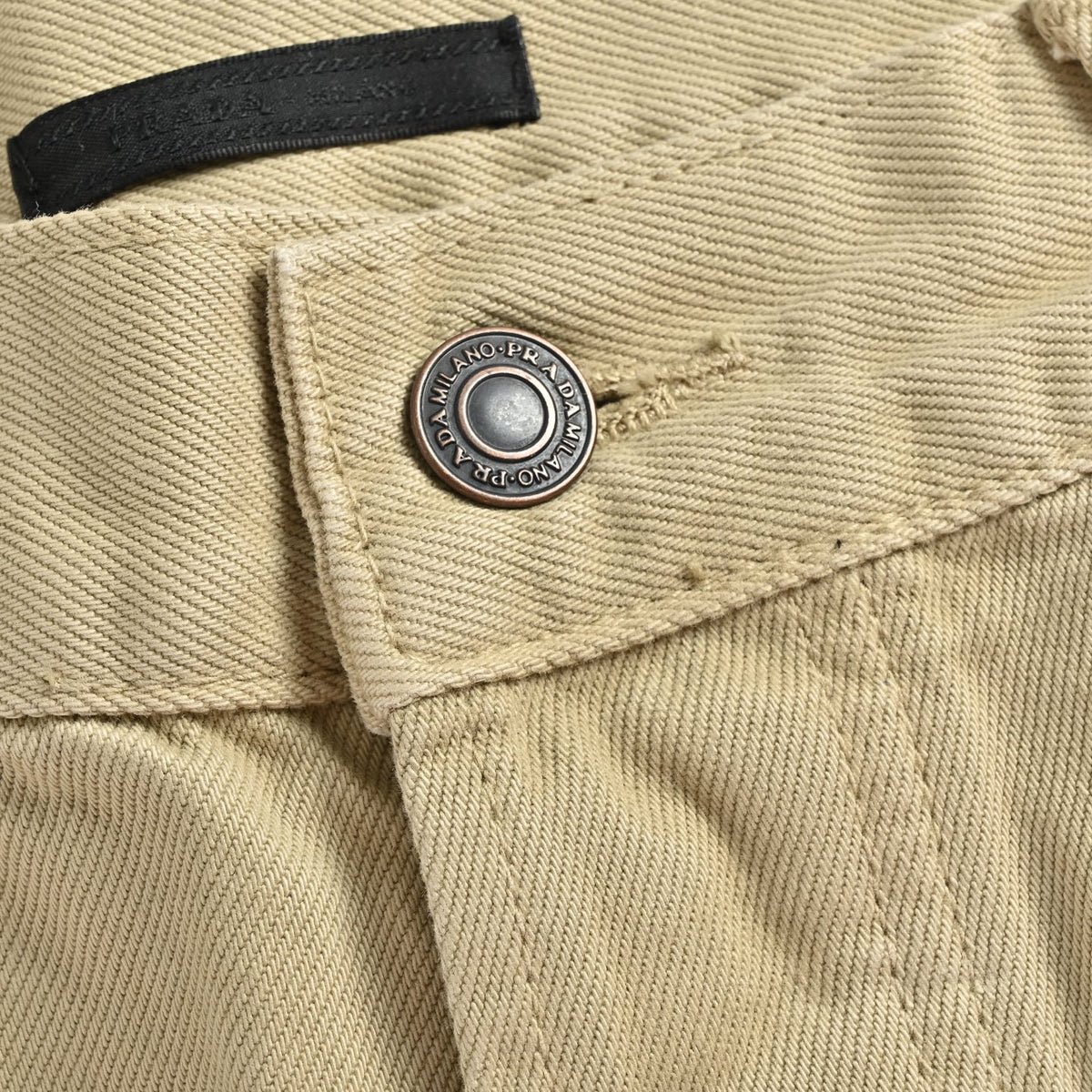 Straight-Leg Trousers Beige