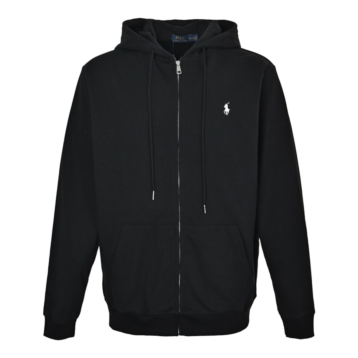 Double-Knit Full-Zip Hoodie Black
