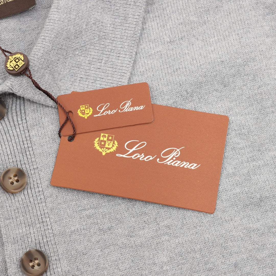 Knit Polo Grey