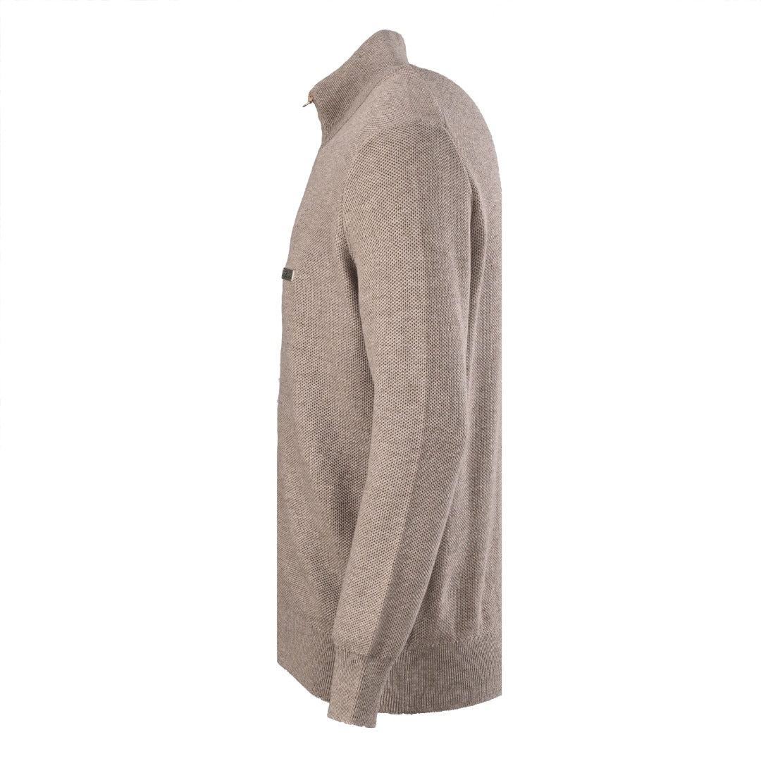 Crest Full-Zip Taupe Brown