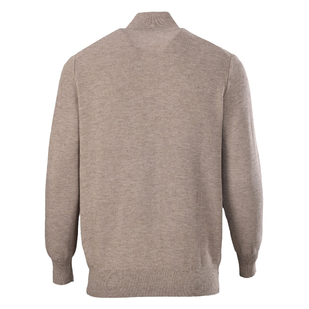 Crest Full-Zip Taupe Brown
