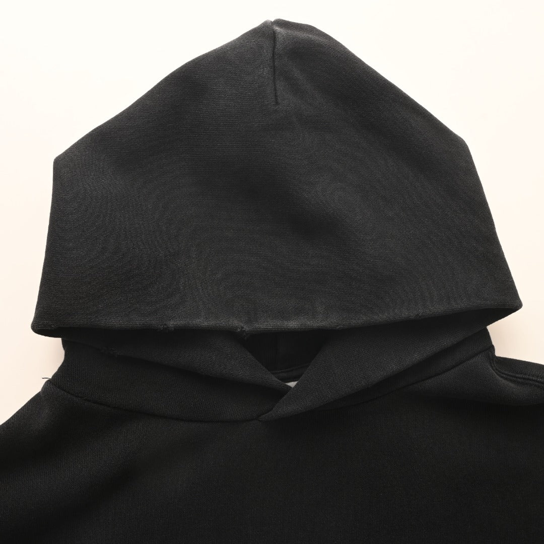 Paris Thunderstorm Medium Fit Hoodie Black