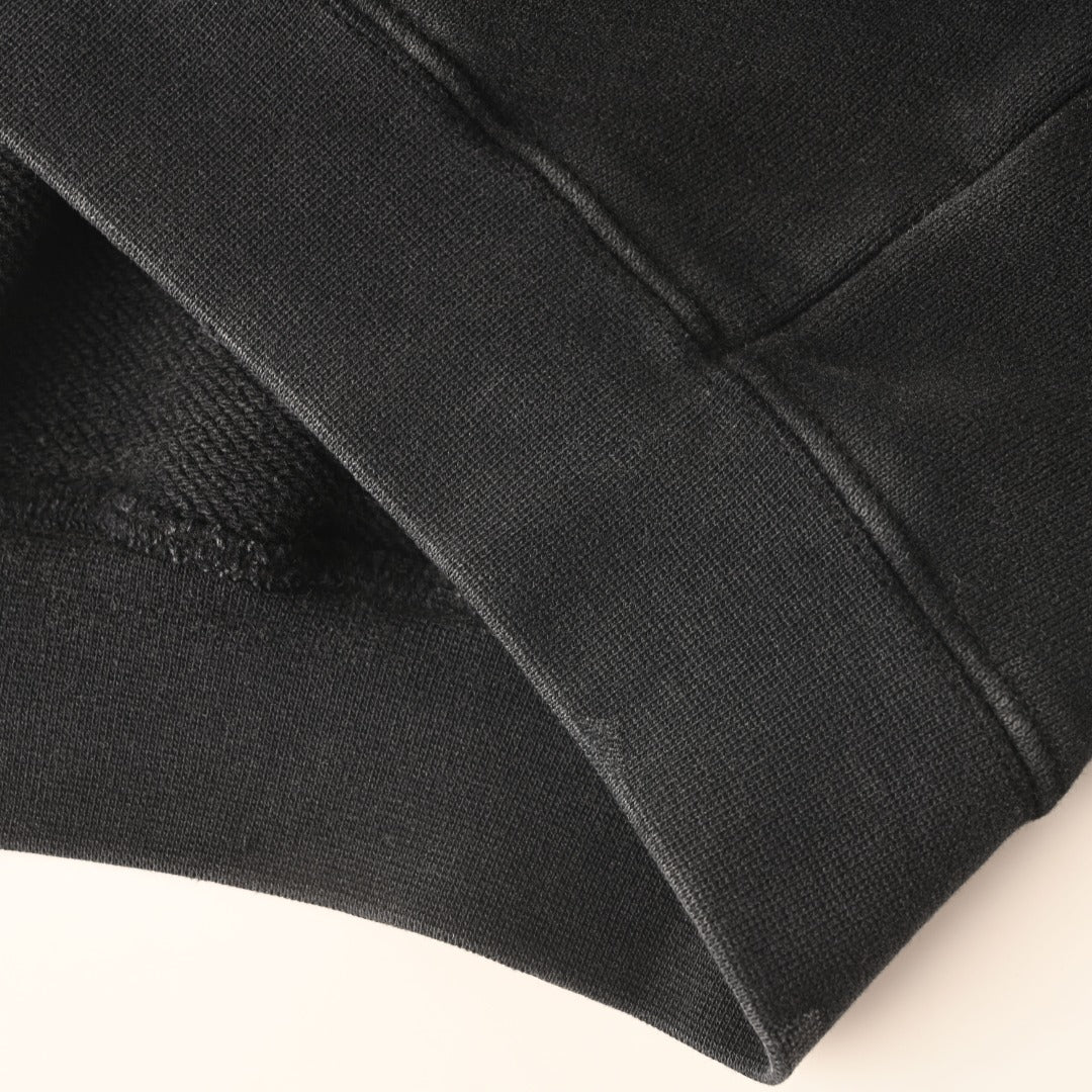 Paris Thunderstorm Medium Fit Hoodie Black