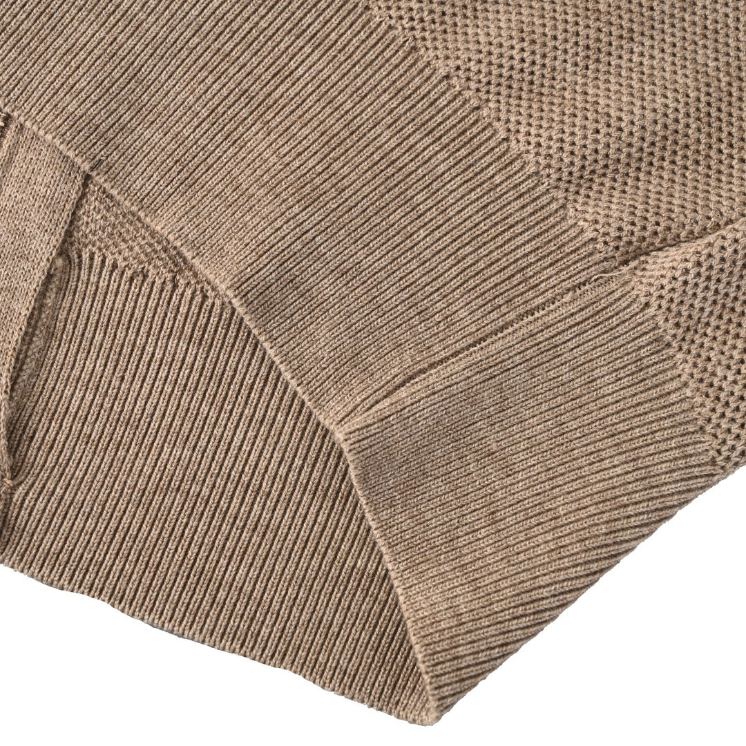 Crest Full-Zip Taupe Brown