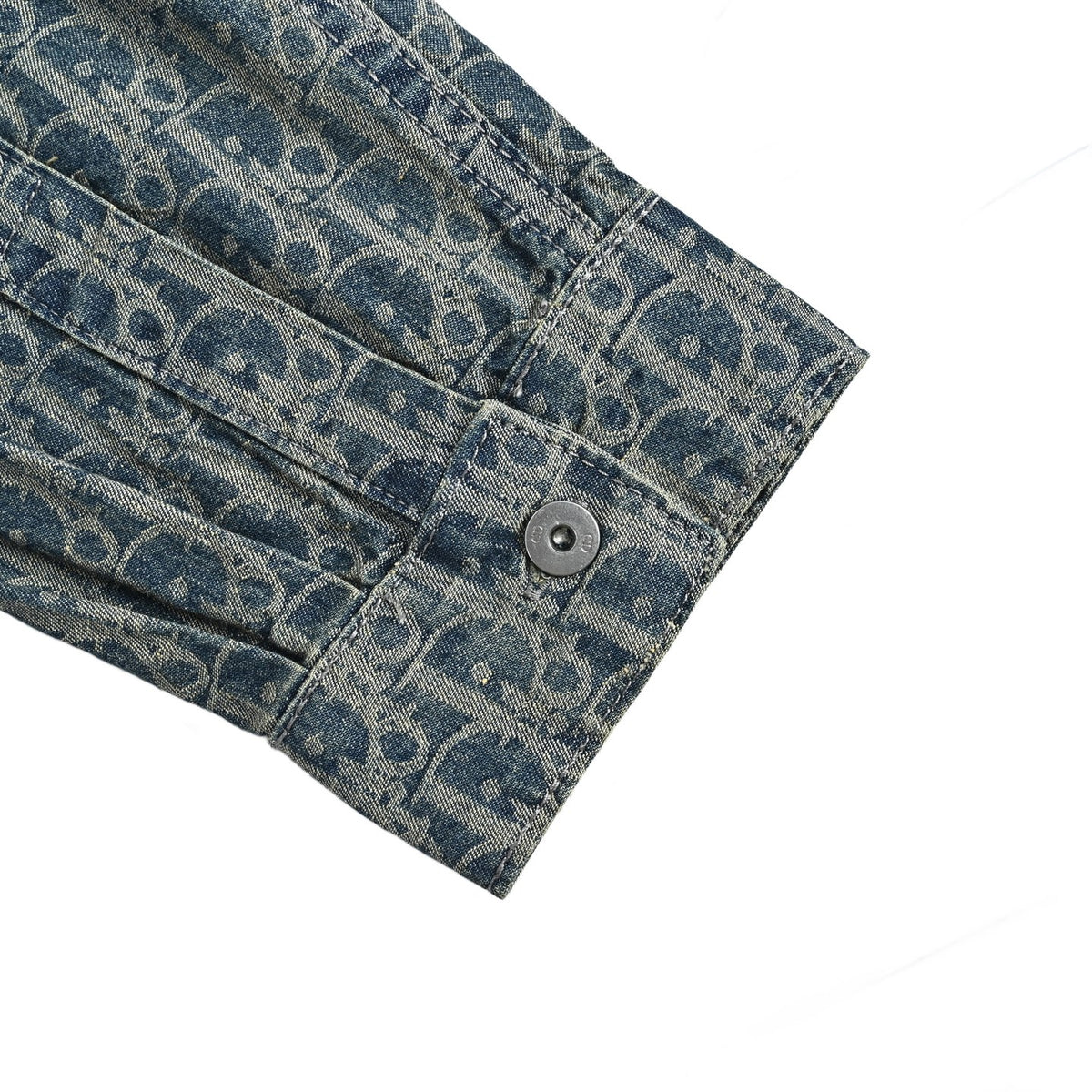 Oblique Denim Overshirt Blue