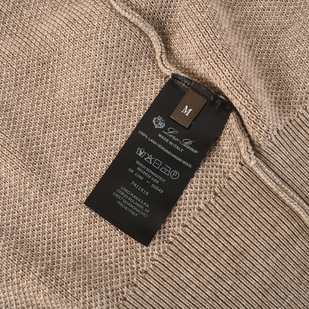 Crest Full-Zip Taupe Brown
