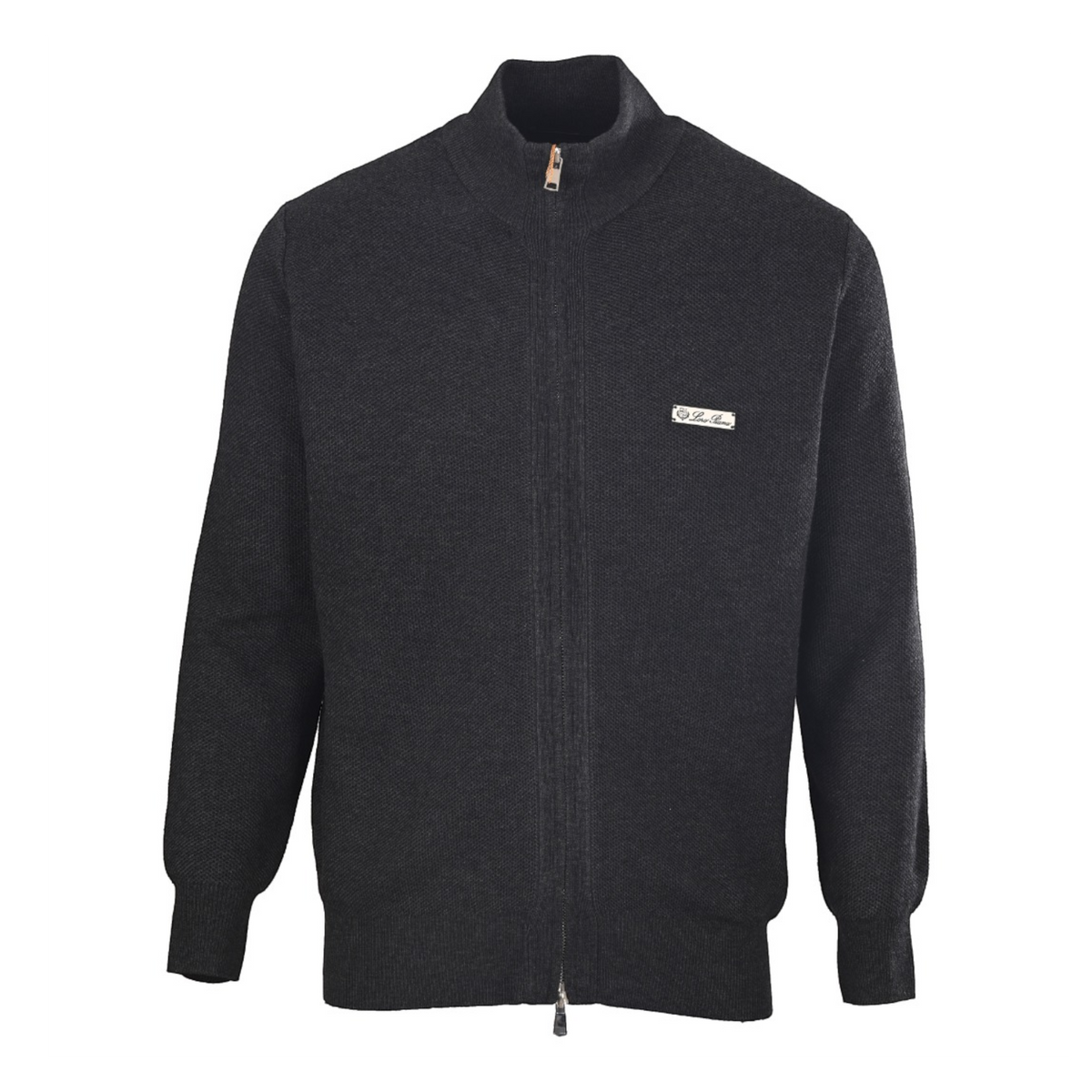 Crest Full-Zip Charcoal Grey