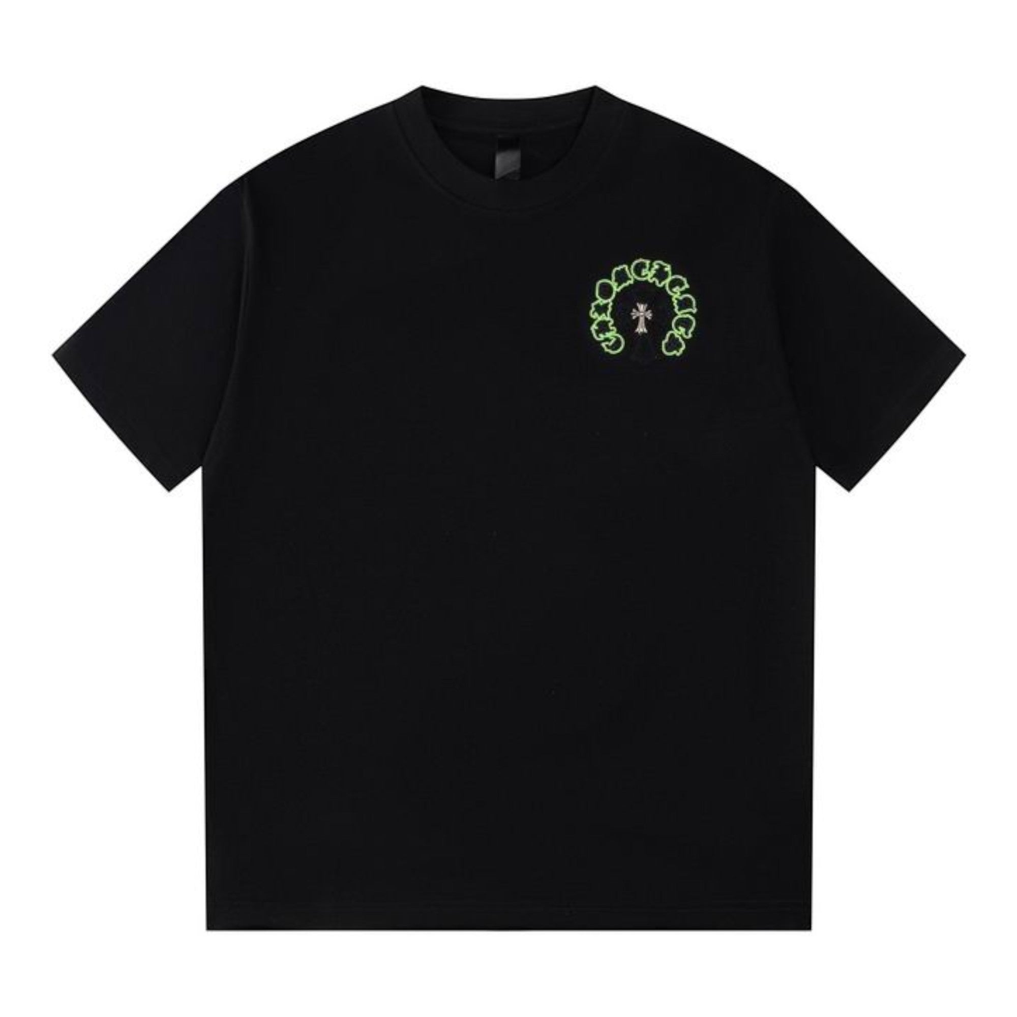 Horseshoe Logo Neon Graphic Black