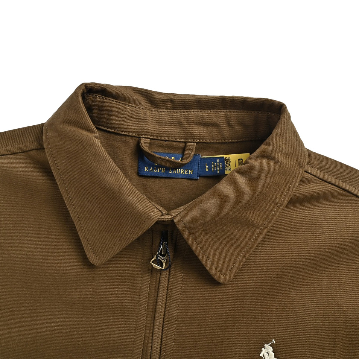 Twill Bi-Swing Windbreaker Olive Brown