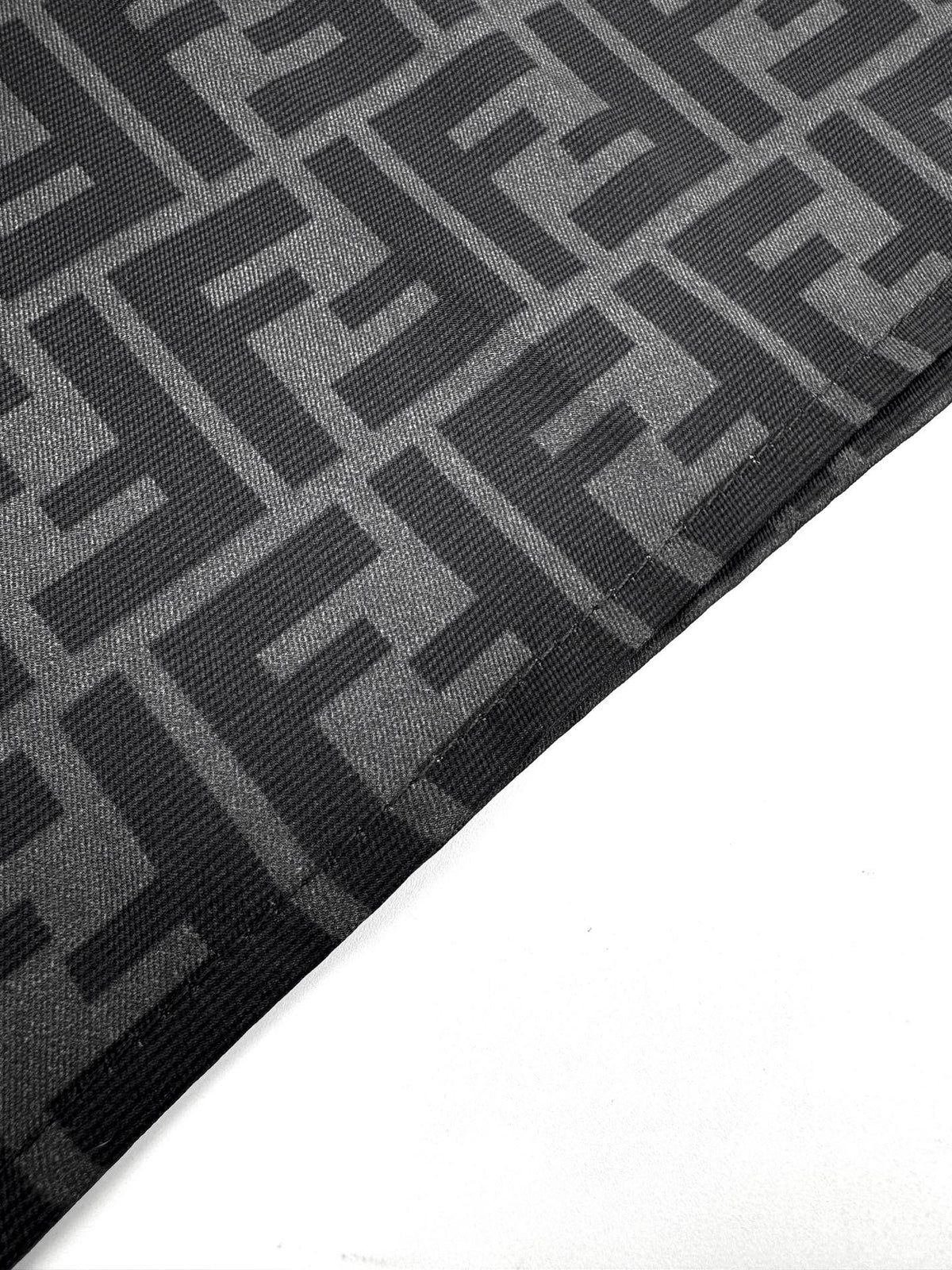 FF Monogram Long-Sleeve Shirt Grey / Black