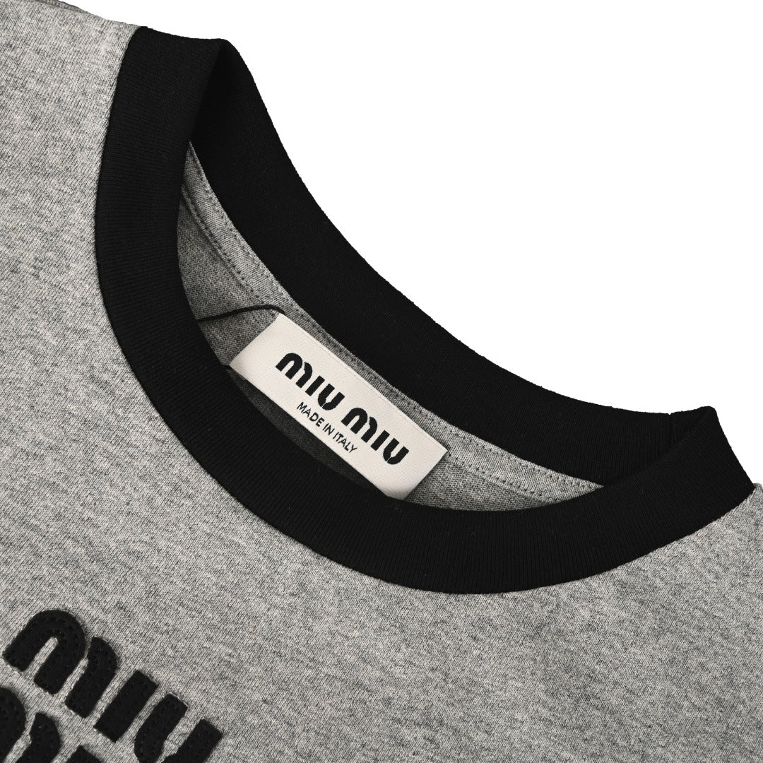 Long-Sleeved Jersey Grey & Black