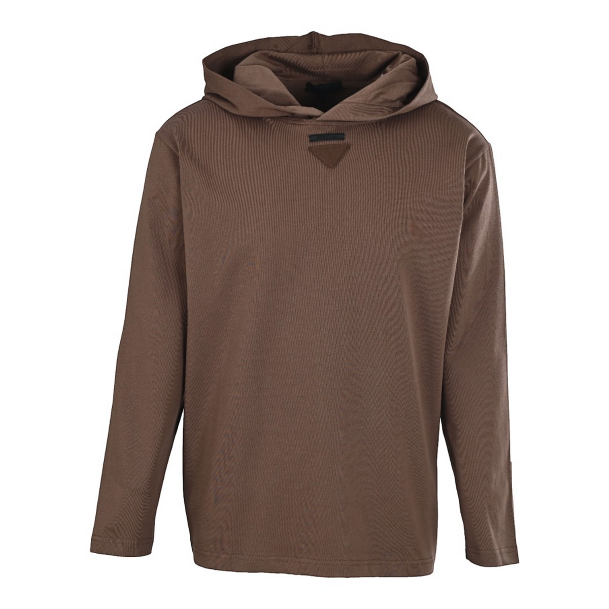 Long-Sleeve Hooded Brown