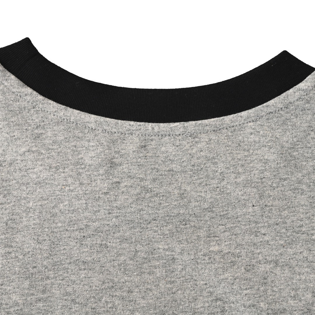 Long-Sleeved Jersey Grey & Black