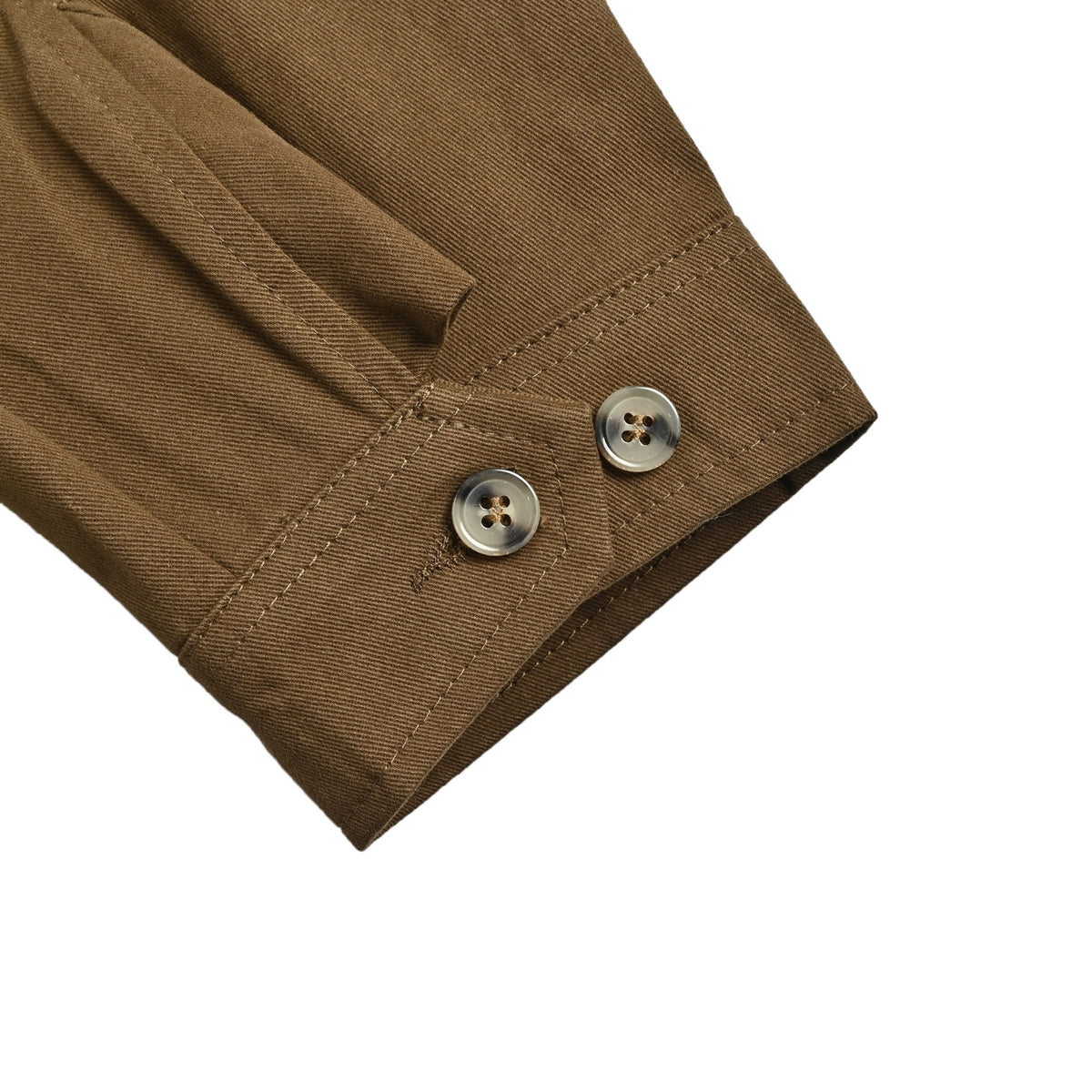 Twill Bi-Swing Windbreaker Olive Brown
