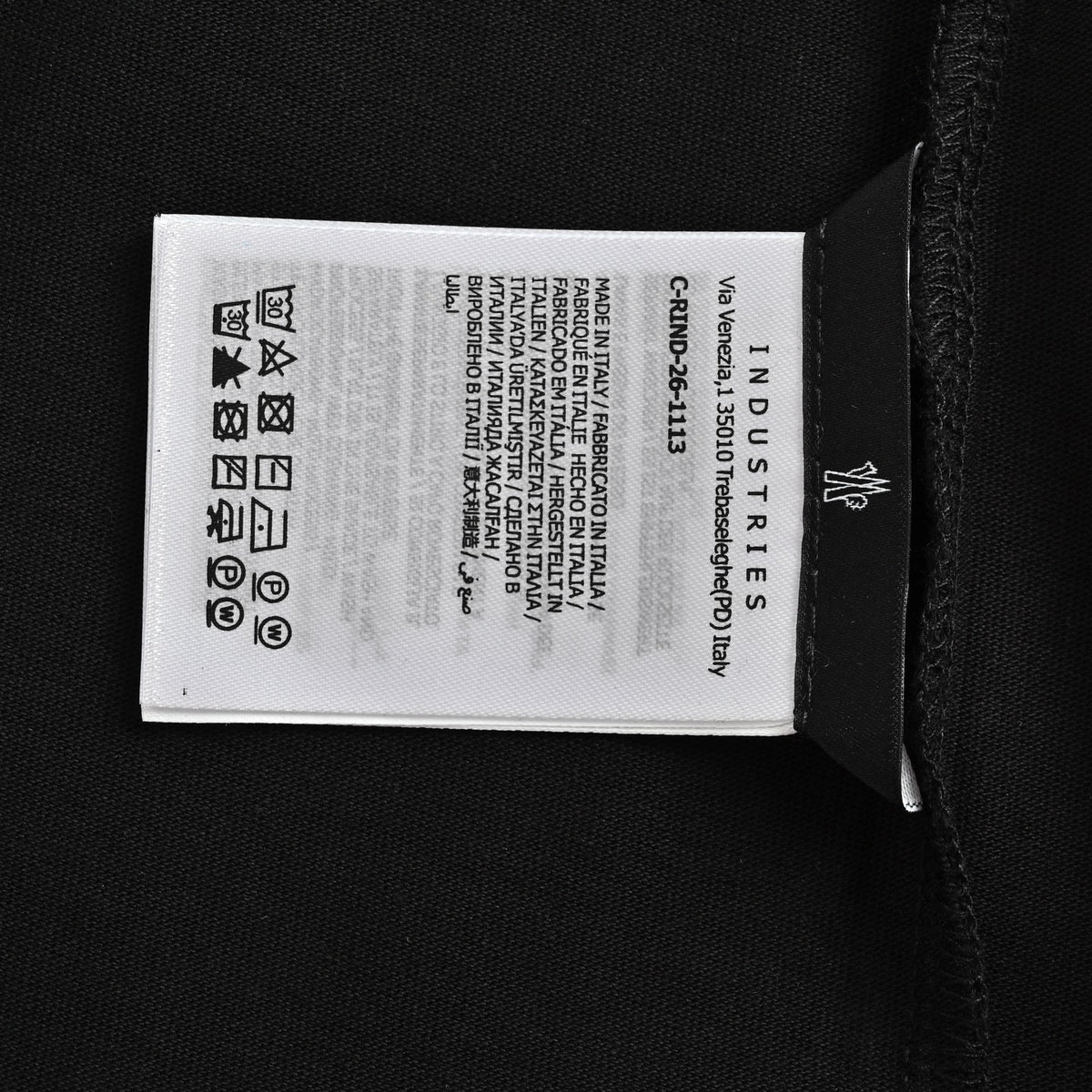 Logo Cotton Sweatshirt Black