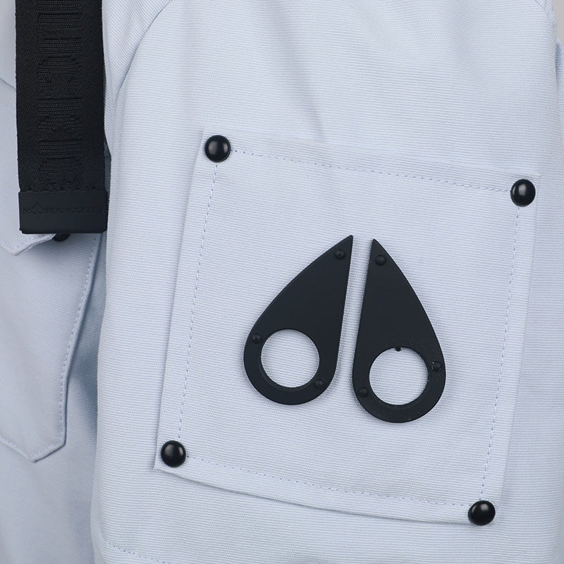 Hooded Jacket Light Blue